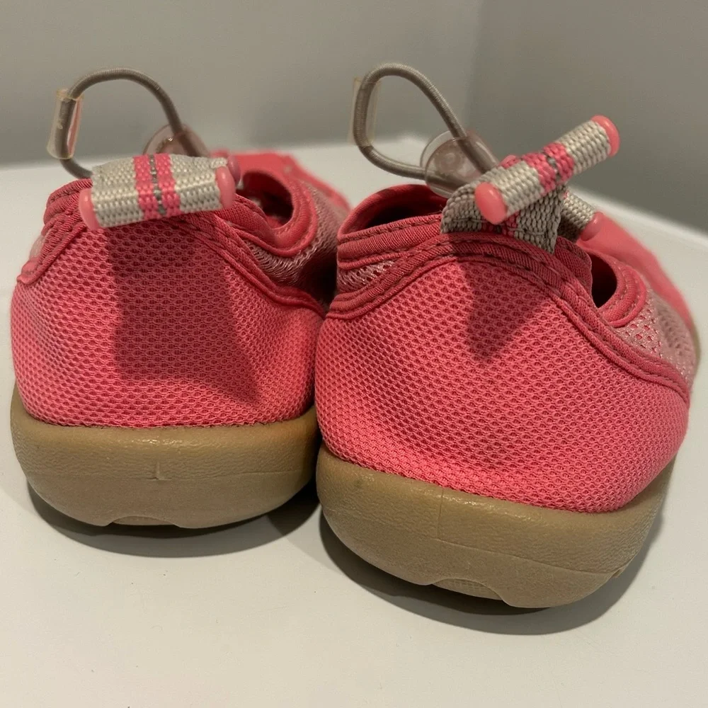 Lands’ End Pink Water Socks